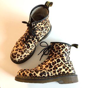 Dr. Martens - Leopard print combat boots - Women 7 / Men 6